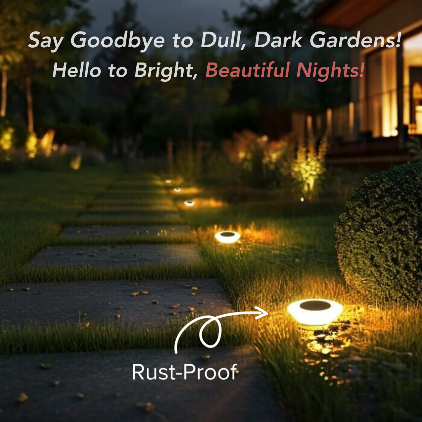 GlowHaven™ Rust-Proof Solar Ground Light